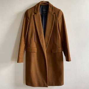 Zara. Tan Coat. Size M (28)